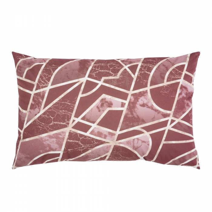 Glamour pink pillow rectangular 