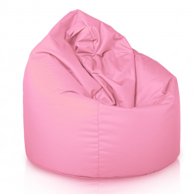 Light pink large bean bag outdoor