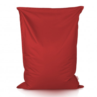 Dark red bean bag giant pillow outdoor
