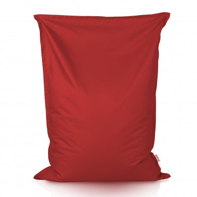 Dark red bean bag pillow children outdoor