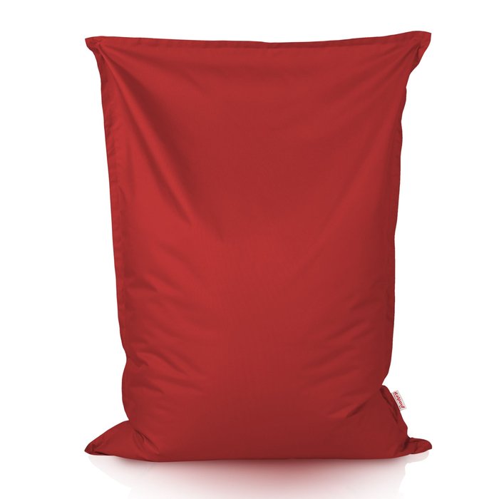 Dark red bean bag pillow children outdoor