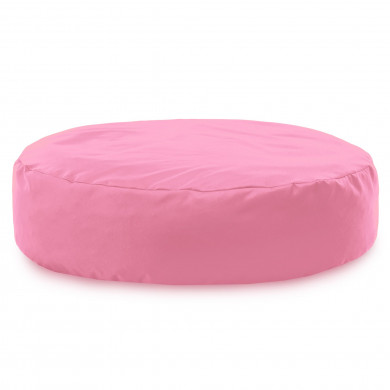 Light pink round pillow outdoor