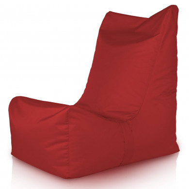 Dark red bean bag chair distinto outdoor