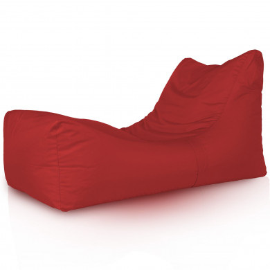 Dark red bean bag chair lounge Ateny outdoor