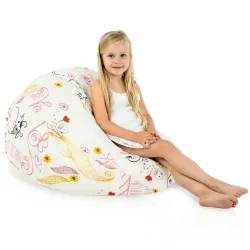 Kids Bean Bag Chair L - Premium Printed Fabric – view 78