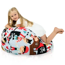 Kids Bean Bag Chair L - Premium Printed Fabric – view 65
