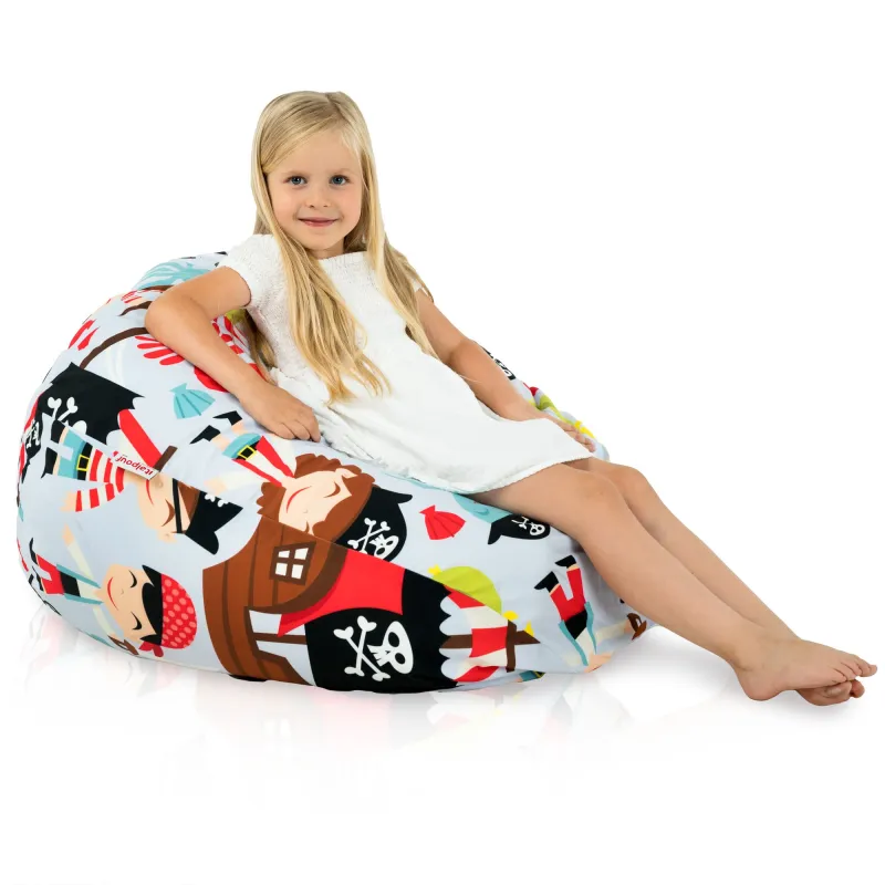 Kids Bean Bag Chair L - Premium Printed Fabric – view 66