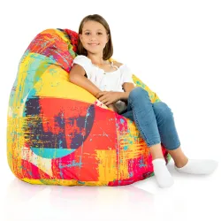 Stylish bean bag perfect for garden relaxation or outdoor use
