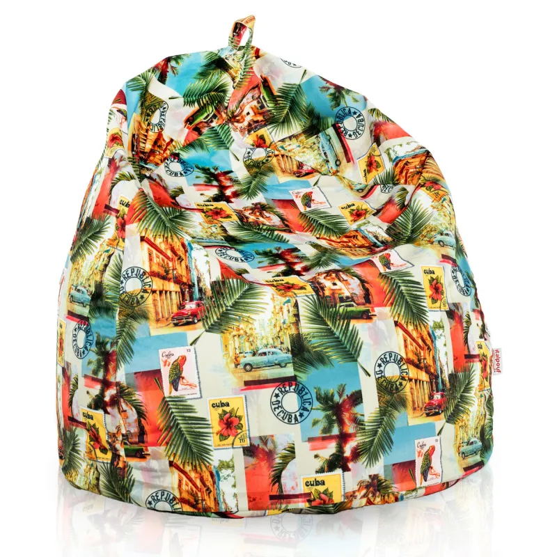 Large Bean Bag Chair XL - Premium Printed Fabric – view 12
