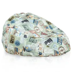 Large Bean Bag Chair XL - Premium Printed Fabric – view 34