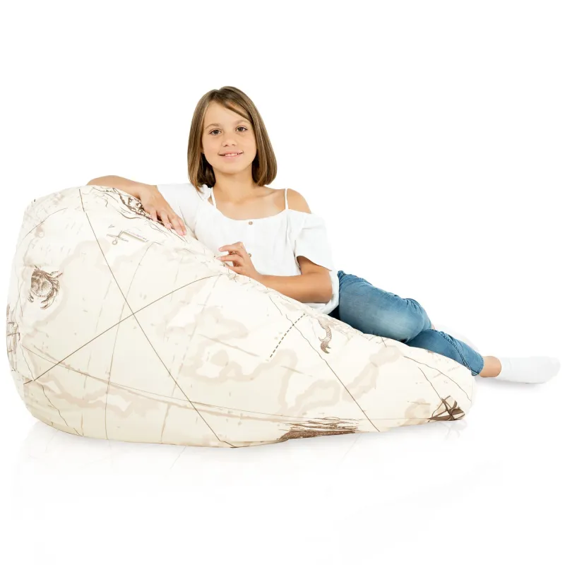 Large Bean Bag Chair XL - Premium Printed Fabric – view 100