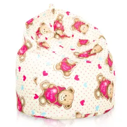 Bean Bag Chair - Premium Printed Fabric