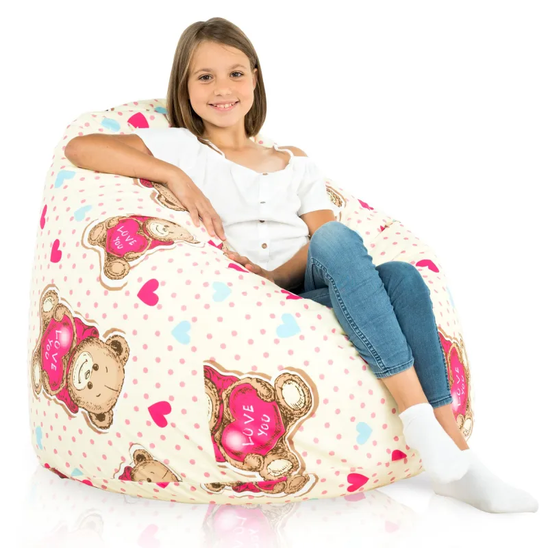 Large Bean Bag Chair XL - Premium Printed Fabric – view 59