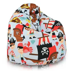 Bean Bag Chair - Premium Printed Fabric