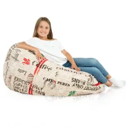 Large Bean Bag Chair XL - Premium Printed Fabric – view 105