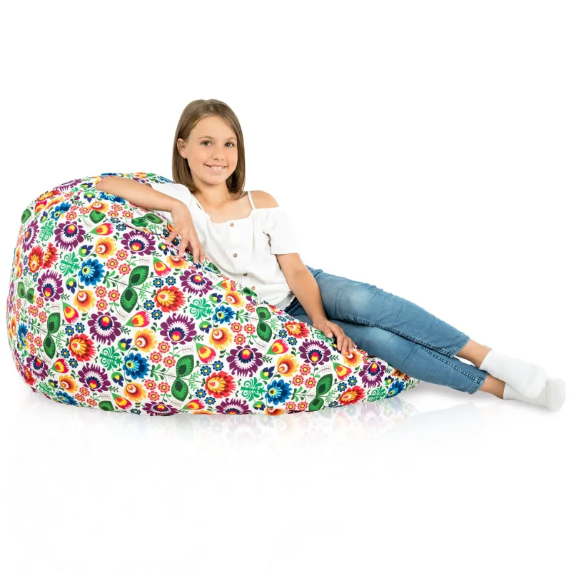 Large Bean Bag Chair XL - Premium Printed Fabric – view 94