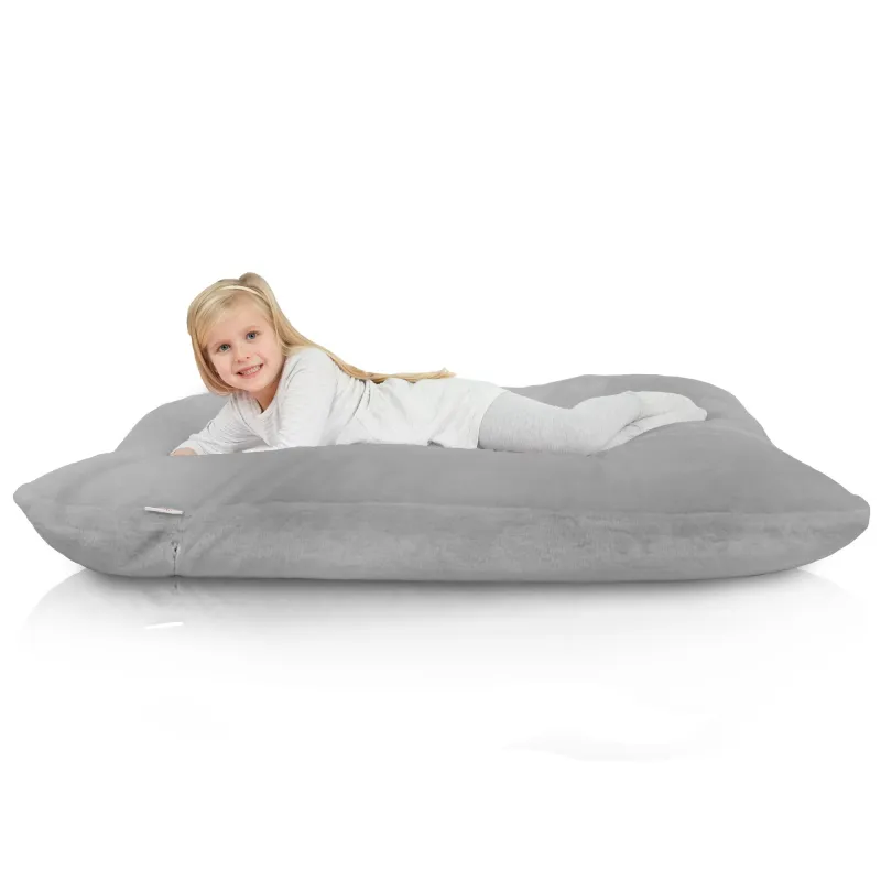 Large Floor Cushion XL for Kids - Yeti Faux Fur – view 5