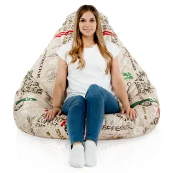 Drop XXL Highback Bean Bag Chair - Premium Printed Fabric – view 61