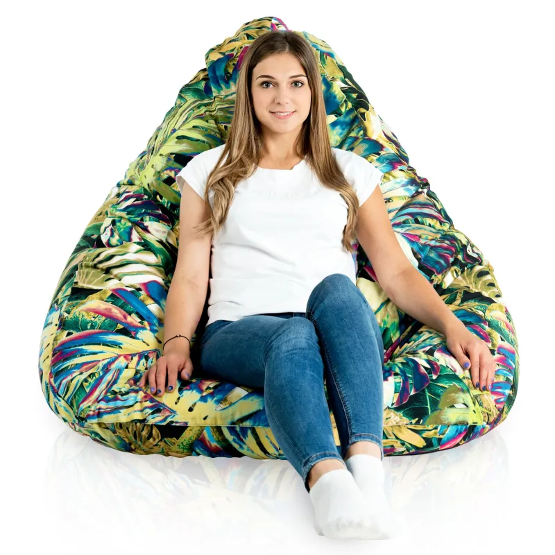 Drop XXL Highback Bean Bag Chair - Premium Printed Fabric – view 62