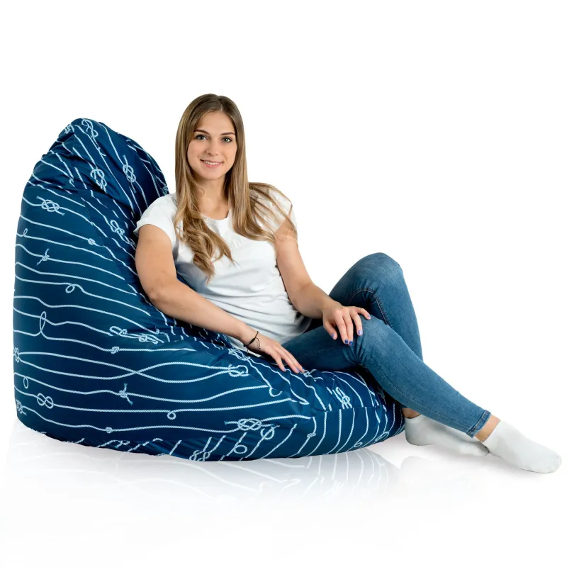 Drop XXL Highback Bean Bag Chair - Premium Printed Fabric – view 38