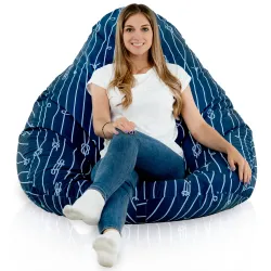 Drop XXL Highback Bean Bag Chair - Premium Printed Fabric – view 64