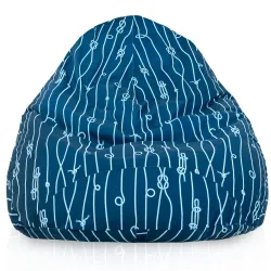 Drop XXL Highback Bean Bag Chair - Premium Printed Fabric – view 25