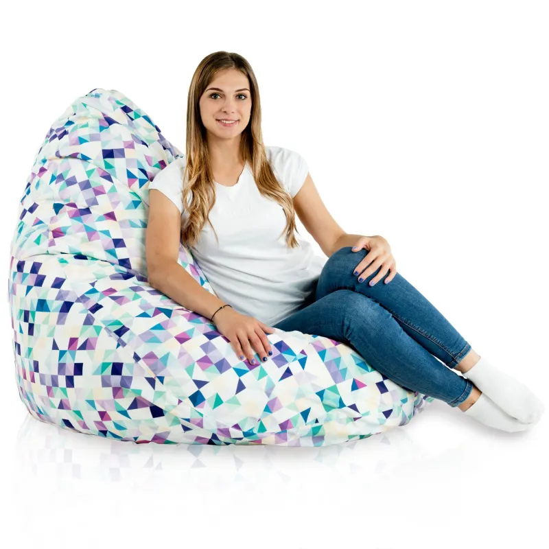 Drop XXL Highback Bean Bag Chair - Premium Printed Fabric – view 41