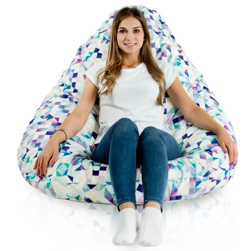 Drop XXL Highback Bean Bag Chair - Premium Printed Fabric – view 70