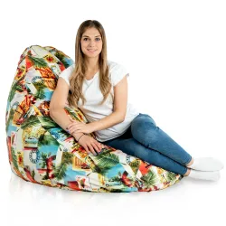 Drop XXL Highback Bean Bag Chair - Premium Printed Fabric – view 72