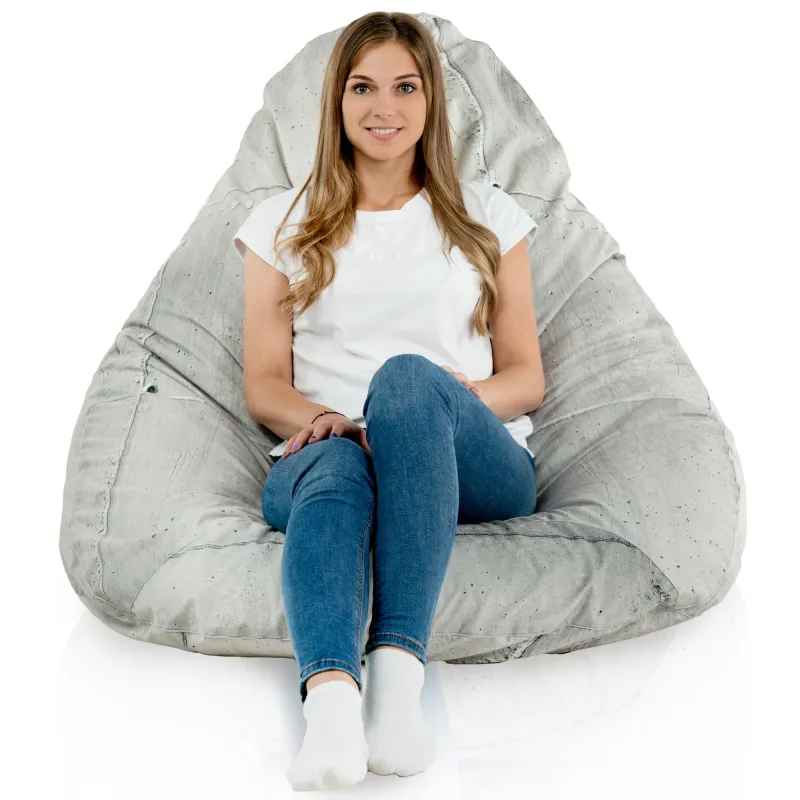 Drop XXL Highback Bean Bag Chair - Premium Printed Fabric – view 58