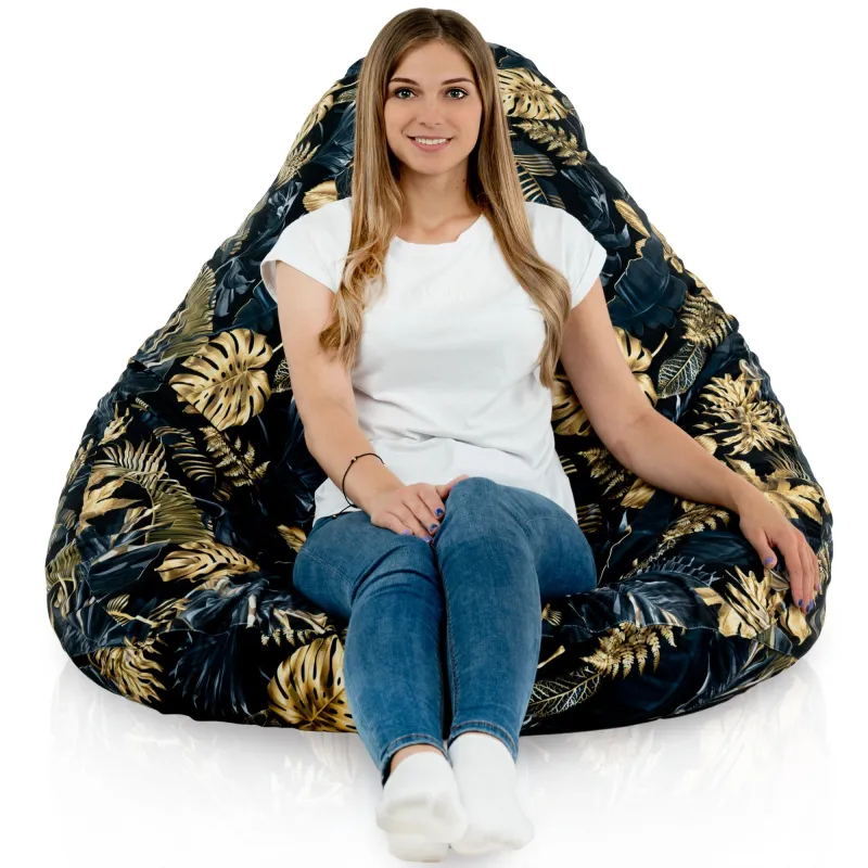 Drop XXL Highback Bean Bag Chair - Premium Printed Fabric – view 55
