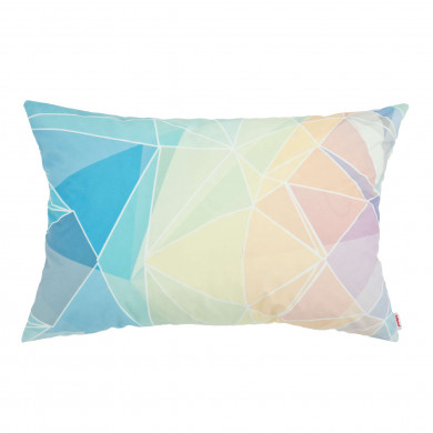 Pillow abstract pastel rectangular