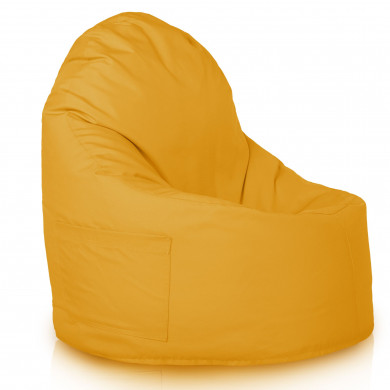 Yellow bean bag chair porto outdoor