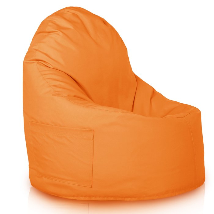 Orange bean bag chair porto outdoor