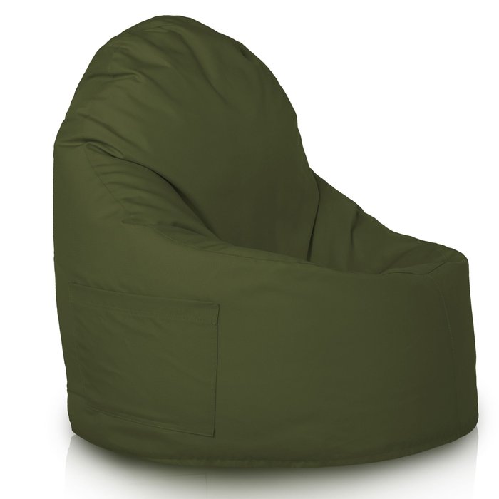 Dark green bean bag chair porto outdoor
