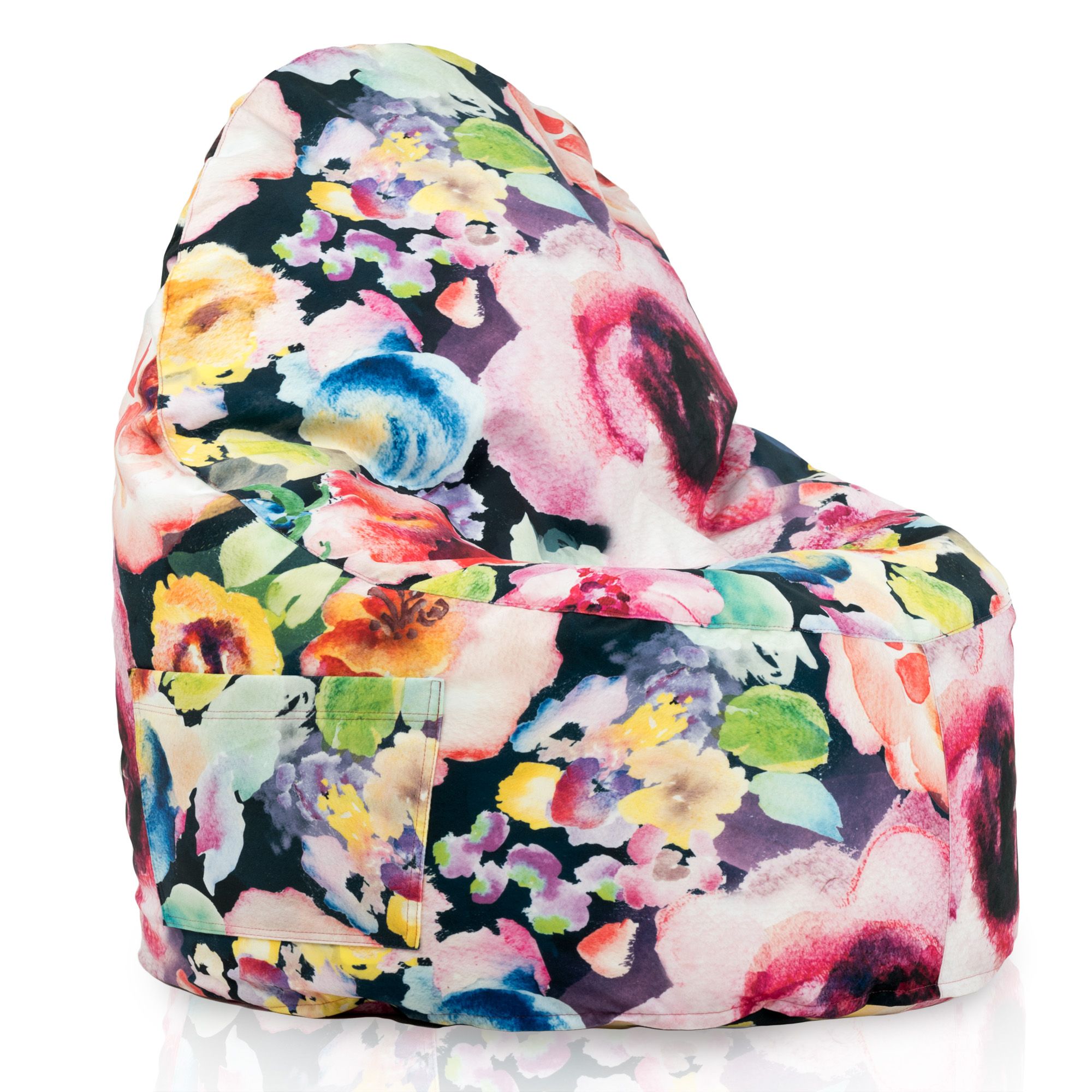 Floral bean bag discount chair