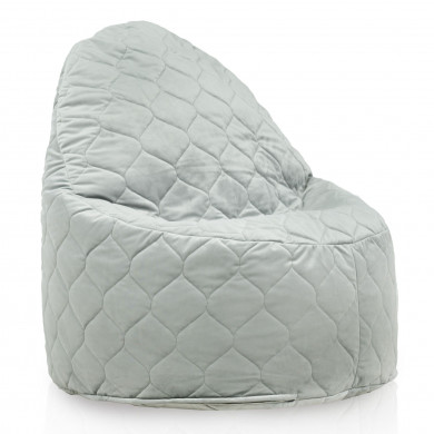 Quilted glamour bean bag chair porto 