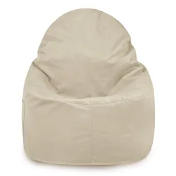 Stylish Porto bean bag chair in a chic pearl hue for any space