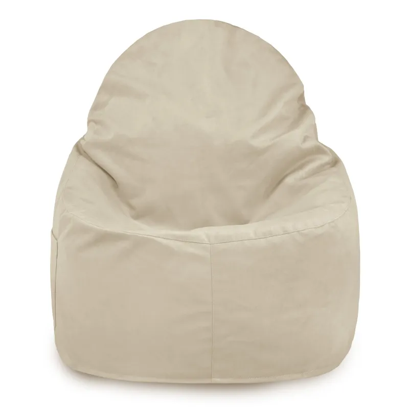 Stylish Porto bean bag chair in a chic pearl hue for any space
