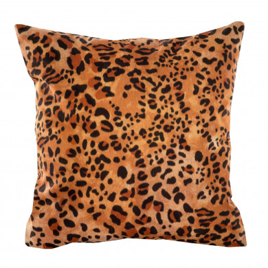 Pillow leopard square
