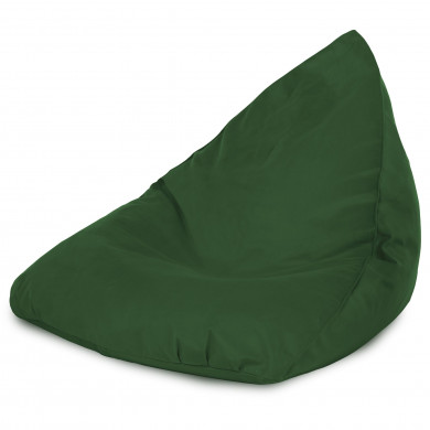 Dark green bean bag Bermuda velvet