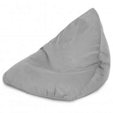 Light gray bean bag Bermuda velvet