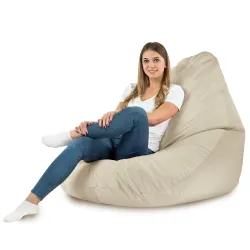 Drop XXL bean bag with soft texture for cozy living spaces