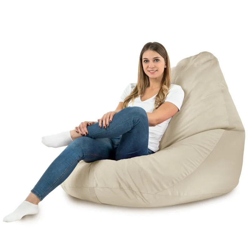 Drop XXL bean bag with soft texture for cozy living spaces