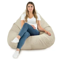 Drop XXL bean bag for kids' playroom with fun design