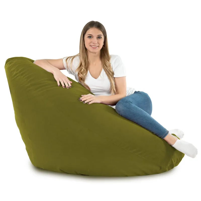 Drop XXL Highback Bean Bag Chair - Soft Velvet – view 53