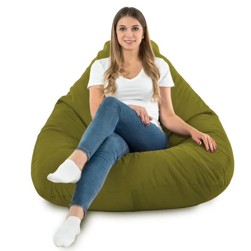Drop XXL Highback Bean Bag Chair - Soft Velvet – view 73