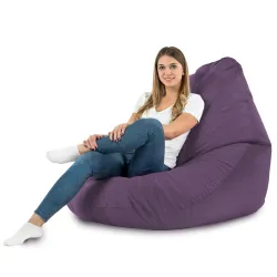 Drop XXL Highback Bean Bag Chair - Soft Velvet – view 35