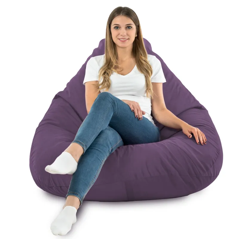 Drop XXL Highback Bean Bag Chair - Soft Velvet – view 75