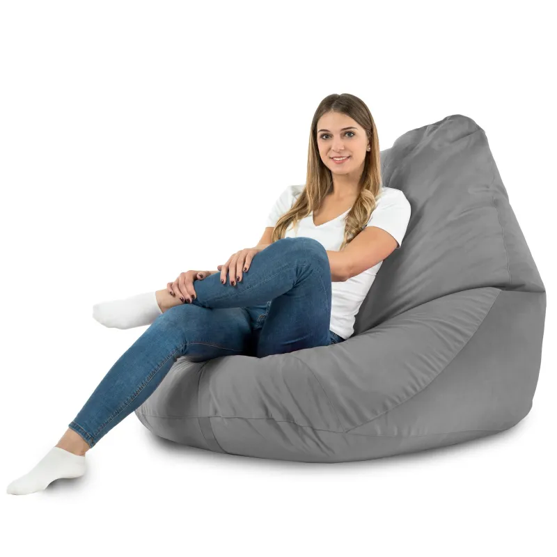 Drop XXL Highback Bean Bag Chair - Soft Velvet – view 36